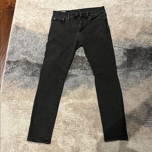 GAP Men's Dark Black Skinny Jeans
